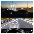 Universal Heads Up Display Digital Car Speedometer - Black