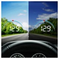 Universal Heads Up Display Digital Car Speedometer - Black