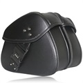 Universal Motorcycle Saddlebag with 3-Digit Code Lock - Black