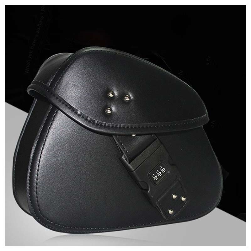 BASIC NAPOLEON RIGID LEATHER SADDLEBAG 51 X 32 X 20 WITH LOCKS