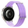 Universal Quick Release Magic Tape Nylon Watch Strap 18mm - Lavender Purple