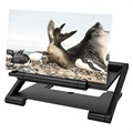 Universal Smartphone Screen Amplifier Stand - 4-6" - Black