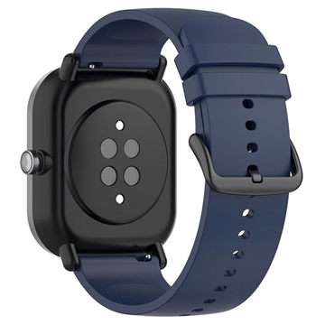Universal Smartwatch Silicone Strap - 22mm - Dark Blue