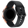 Universal Smartwatch Silicone Strap - 20mm - Black