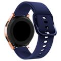 Universal Smartwatch Silicone Strap - 20mm - Navy Blue