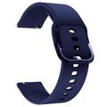 Universal Smartwatch Silicone Strap - 20mm - Navy Blue