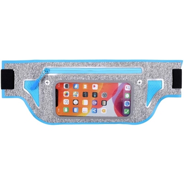 Universal Sports Waist Bag for Smartphones - 7" - Baby Blue