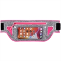 Universal Sports Waist Bag for Smartphones - 7" - Varm Rosa
