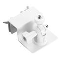 Universal Surveillance Camera Railing/Gutter Mount - White