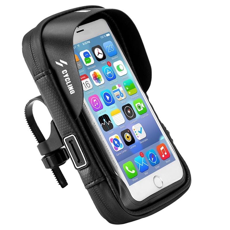 Universal Waterproof Phone Case Mount Holder For Mobiles 360 Degree Bicycle Bike