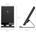 Universal Wireless Charger / Desktop Holder W13 - 15W - Black