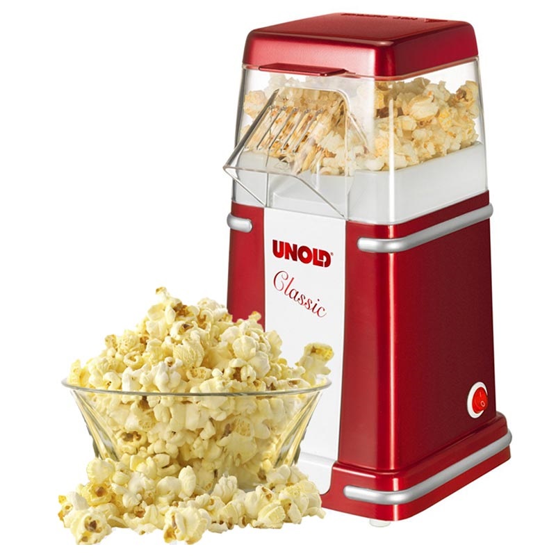Unold 48525 Popcorn Maker Classic - Red / White