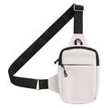 UrbanFlex Crossbody Bag with Adjustable Strap - White