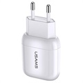 Usams CC078 T19 Universal Wall Charger - EU Plug - White