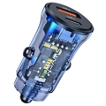 Baseus Magic USB And USB-C QC&PD Car Charger - 45W - Black