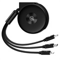 Usams US-SJ280 3-in-1 Retractable USB Cable
