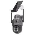V380 4G Solar Outdoor PTZ Security Camera with Full Color Night Vision