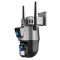 V380 Dual Lens Outdoor PTZ Security Camera with AI Human Detection, Night Vision