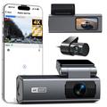 V69 4K Dual Dash Cam with Night Vision and Parking Monitor