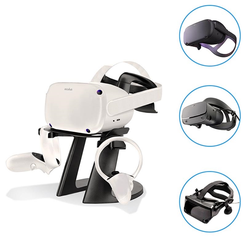 VR Gear Stand - Oculus Quest 2, Oculus Rift S, Valve Index - Black VR Gear Stand - Oculus Quest 2, Oculus Rift S, Valve Index - Black