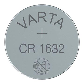 Varta CR1632/6632 Lithium Button Cell Battery 6632101401 - 3V