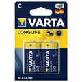 Varta Longlife C/LR14 Battery 4114110412 - 1.5V - 1x2