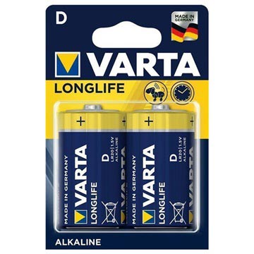 Varta Longlife D/LR20 Battery 4120110412 - 1.5V - 1x2
