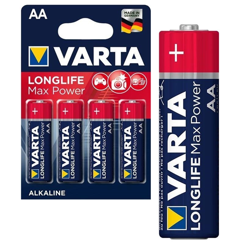 VARTA Longlife Max Power AAA, battery (4 pieces, AAA) (04703101404)