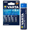 Varta Longlife Power AAA Battery 4903110414 - 1.5V - 1x4