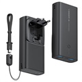 Veger ACE100 Power Bank with Foldable EU Plug - 10000mAh - Black
