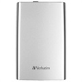 Verbatim Store 'n' Go USB 3.0 External Hard Drive - Silver - 2TB