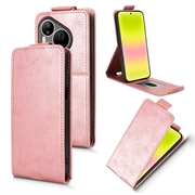 Huawei Pura 90 Pro Vertical Flip Case with Stand - Rose Gold