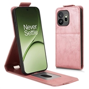 OnePlus 15T Vertical Flip Case with Stand - Rose Gold