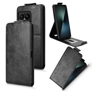 Sony Xperia 1 VIII Vertical Flip Case with Stand - Black