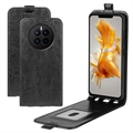 Huawei Mate 50 Vertical Flip Case with Card Slot - Black