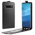 Samsung Galaxy S10 Vertical Flip Case with Card Slot
