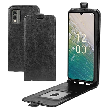 Nokia C32 Vertical Flip Case with Card Slot