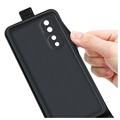 Honor 70 Vertical Flip Case with Card Slot - Black