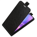 Honor X40i Vertical Flip Case with Card Slot - Black