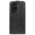 Honor X40i Vertical Flip Case with Card Slot - Black