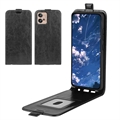 Motorola Moto G32 Vertical Flip Case with Card Slot - Black