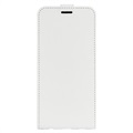 ZTE Axon 40 Pro Vertical Flip Case with Card Slot - White