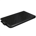 iPhone 14 Pro Max Vertical Flip Case with Card Holder - Black