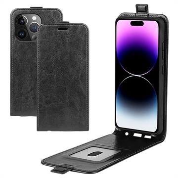 iPhone 15 Pro Max Vertical Flip Case with Card Slot