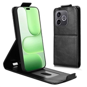 Honor 600 Lite Vertical Flip Case with Stand - Black