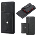 Vili T Samsung Galaxy S21+ 5G Case with Magnetic Wallet - Black