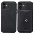 Vili T iPhone 12 Mini Case with Magnetic Wallet - Black