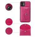 Vili T iPhone 12 Mini Case with Magnetic Wallet - Hot Pink