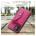 Vili T iPhone 12 Mini Case with Magnetic Wallet - Hot Pink