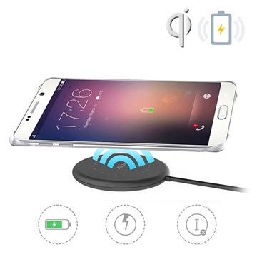 Vinsic VSCW114 Ultra-Thin Qi Wireless Charger - 5W - Black
